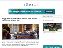 Tablet Screenshot of fillthewell.com